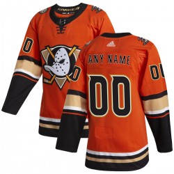 Anaheim Ducks adidas Alternate Authentic Custom Jersey - Orange Anaheim Ducks adidas Alternate Authentic Custom Jersey - Orange