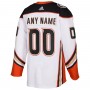 Anaheim Ducks adidas 2020/21 Away Authentic Custom Jersey - White