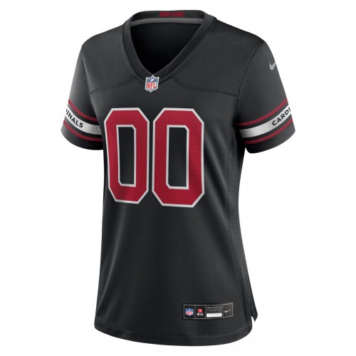 Arizona Cardinals Nike Women's Alternate Custom Game Jersey - Black