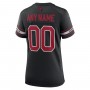 Arizona Cardinals Nike Women's Alternate Custom Game Jersey - Black