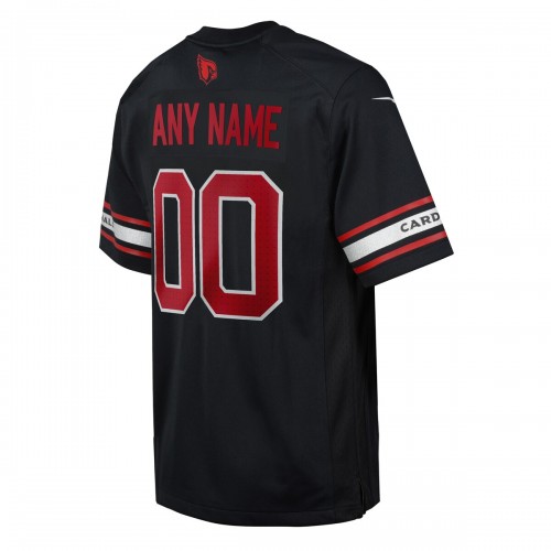 Arizona Cardinals Nike Youth Alternate Custom Game Jersey - Black