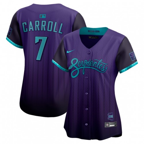 Corbin Carroll Arizona Diamondbacks Nike Women's 2025 City Connect Limited Player Jersey - Purple Corbin Carroll Arizona Diamondbacks Nike Women's 2025 City Connect Limited Player Jersey - Purple