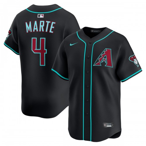 Ketel Marte Arizona Diamondbacks Nike Alternate Limited Jersey - Black Ketel Marte Arizona Diamondbacks Nike Alternate Limited Jersey - Black
