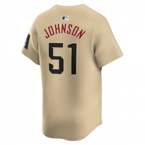 Randy Johnson Arizona Diamondbacks Nike City Connect Retired Player Jersey - Sand