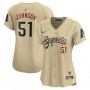 Randy Johnson Arizona Diamondbacks Nike Women's City Connect Retired Player Jersey - Sand