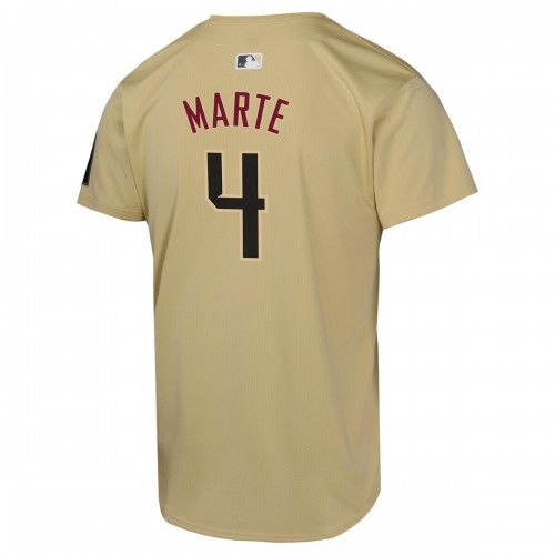 Ketel Marte Arizona Diamondbacks Nike Youth City Connect Limited Player Jersey - Sand