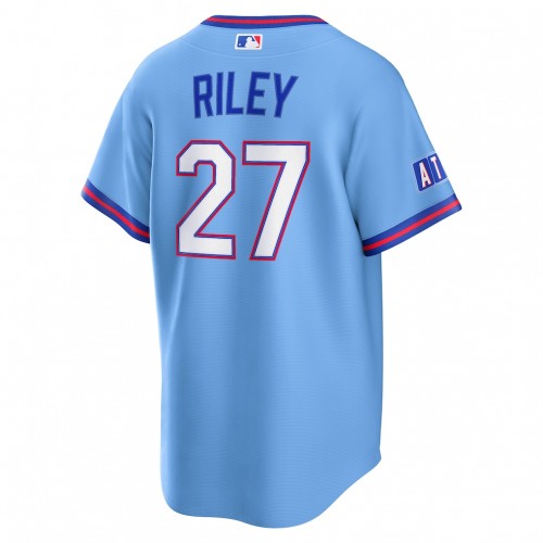 Austin Riley Atlanta Braves Nike 2026 City Connect Stadium Jersey - Powder Blue Austin Riley Atlanta Braves Nike 2026 City Connect Stadium Jersey - Powder Blue