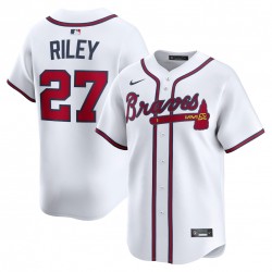 Austin Riley Atlanta Braves Nike Home Limited Player Jersey - White Austin Riley Atlanta Braves Nike Home Limited Player Jersey - White