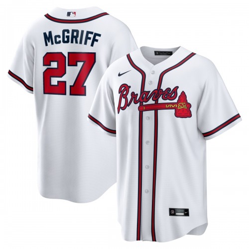 Fred McGriff Atlanta Braves Nike 2023 Hall of Fame Inline Replica Jersey - White