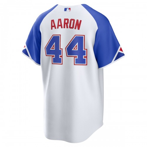 Hank Aaron Atlanta Braves Nike 2023 City Connect Replica Player Jersey - White