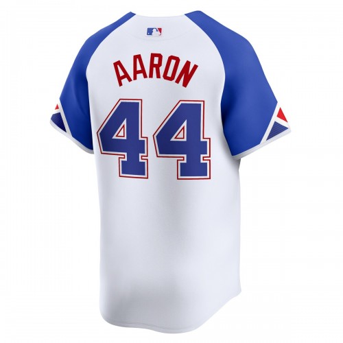 Hank Aaron Atlanta Braves Nike City Connect Retired Player Jersey - White