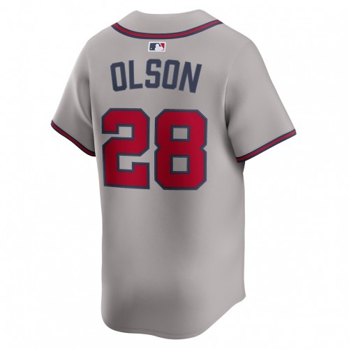 Matt Olson Atlanta Braves Nike Road Limited Player Jersey - Gray Matt Olson Atlanta Braves Nike Road Limited Player Jersey - Gray