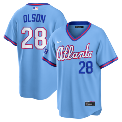 Matt Olson Atlanta Braves Nike 2026 City Connect Stadium Jersey - Powder Blue