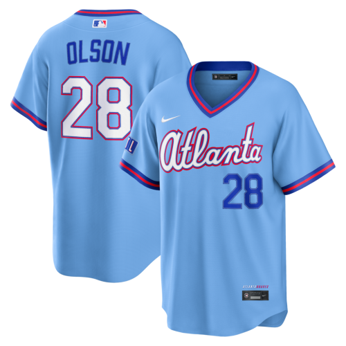 Matt Olson Atlanta Braves Nike 2026 City Connect Stadium Jersey - Powder Blue Matt Olson Atlanta Braves Nike 2026 City Connect Stadium Jersey - Powder Blue