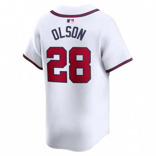 Matt Olson Atlanta Braves Nike Home Limited Player Jersey - White Matt Olson Atlanta Braves Nike Home Limited Player Jersey - White