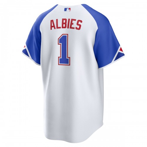 Ozzie Albies Atlanta Braves Nike 2023 City Connect Replica Player Jersey - White