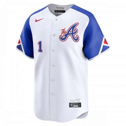 Ozzie Albies Atlanta Braves Nike City Connect Limited Player Jersey - White