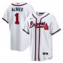 Ozzie Albies Atlanta Braves Nike Home Replica Player Name Jersey - White