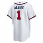 Ozzie Albies Atlanta Braves Nike Home Replica Player Name Jersey - White