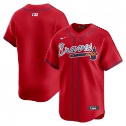 Atlanta Braves Nike Alternate Limited Jersey - Red Atlanta Braves Nike Alternate Limited Jersey - Red