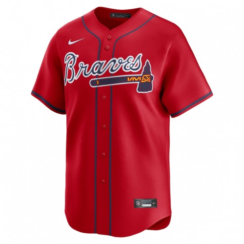 Atlanta Braves Nike Alternate Limited Jersey - Red Atlanta Braves Nike Alternate Limited Jersey - Red