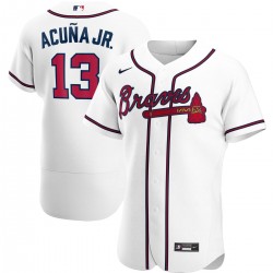 Ronald Acuna Jr. Atlanta Braves Nike Home Authentic Player Jersey - White