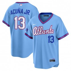 Ronald Acuña Jr. Atlanta Braves Nike 2026 City Connect Stadium Jersey - Powder Blue