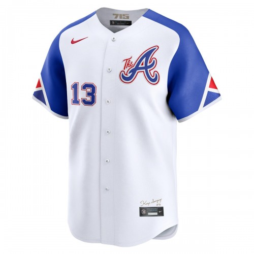 Ronald Acuña Jr. Atlanta Braves Nike City Connect Limited Player Jersey - White