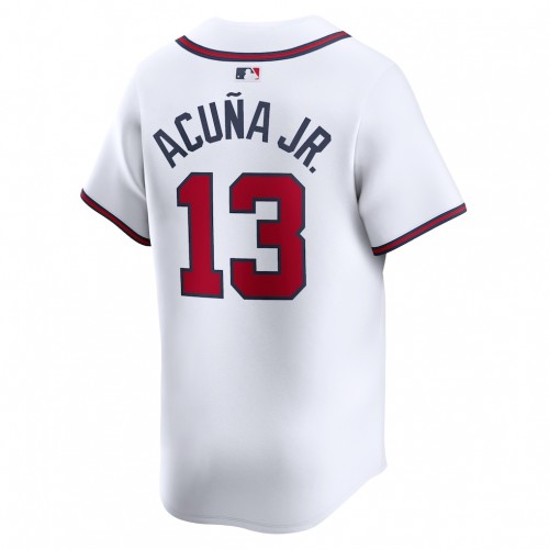 Ronald Acuña Jr. Atlanta Braves Nike Home Limited Player Jersey - White Ronald Acuña Jr. Atlanta Braves Nike Home Limited Player Jersey - White