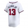 Ronald Acuña Jr. Atlanta Braves Nike Home Limited Player Jersey - White Ronald Acuña Jr. Atlanta Braves Nike Home Limited Player Jersey - White