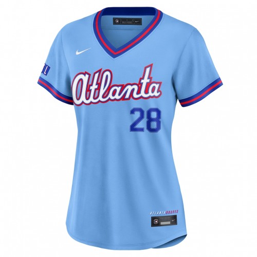 Matt Olson Atlanta Braves Nike Women's 2026 City Connect Stadium Jersey - Powder Blue Matt Olson Atlanta Braves Nike Women's 2026 City Connect Stadium Jersey - Powder Blue