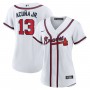 Ronald Acuna Jr. Atlanta Braves Nike Women's Home Replica Player Jersey - White