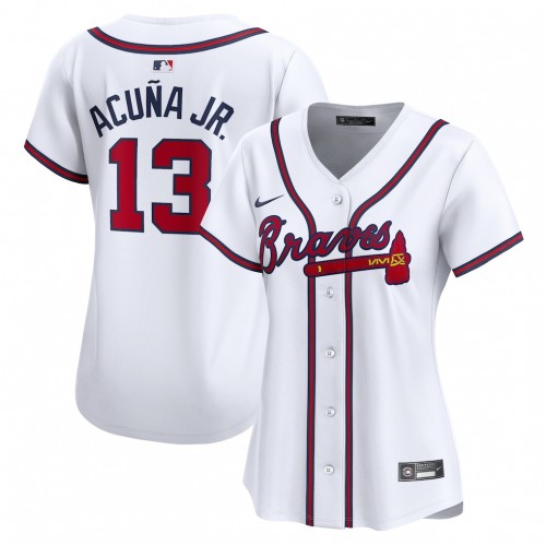 Ronald Acuna Atlanta Braves Nike Women's Home Limited Player Jersey - White Ronald Acuna Atlanta Braves Nike Women's Home Limited Player Jersey - White