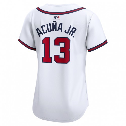 Ronald Acuna Atlanta Braves Nike Women's Home Limited Player Jersey - White Ronald Acuna Atlanta Braves Nike Women's Home Limited Player Jersey - White