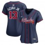 Ronald Acuña Jr. Atlanta Braves Nike Women's Alternate Limited Player Jersey – Navy Ronald Acuña Jr. Atlanta Braves Nike Women's Alternate Limited Player Jersey – Navy