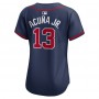 Ronald Acuña Jr. Atlanta Braves Nike Women's Alternate Limited Player Jersey – Navy Ronald Acuña Jr. Atlanta Braves Nike Women's Alternate Limited Player Jersey – Navy