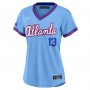Ronald Acuña Jr. Atlanta Braves Nike Women's 2026 City Connect Stadium Jersey - Powder Blue Ronald Acuña Jr. Atlanta Braves Nike Women's 2026 City Connect Stadium Jersey - Powder Blue