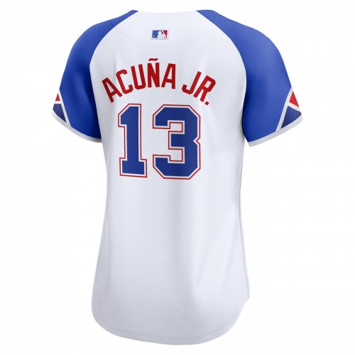 Ronald Acuña Jr. Atlanta Braves Nike Women's City Connect Limited Player Jersey - White