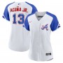 Ronald Acuña Jr. Atlanta Braves Nike Women's City Connect Replica Player Jersey - White