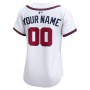 Atlanta Braves Nike Women's Home Limited Custom Jersey - White