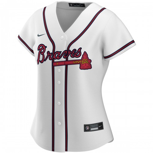 Atlanta Braves Nike Women's Home Replica Custom Jersey - White