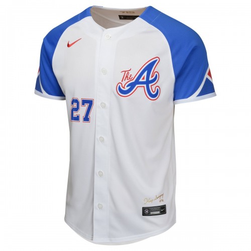 Austin Riley Atlanta Braves Nike Youth City Connect Limited Player Jersey - White