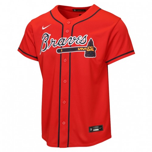 Ronald Acuña Jr. Atlanta Braves Nike Youth Alternate 2 Replica Jersey - Red Ronald Acuña Jr. Atlanta Braves Nike Youth Alternate 2 Replica Jersey - Red
