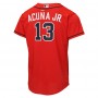 Ronald Acuña Jr. Atlanta Braves Nike Youth Alternate 2 Replica Jersey - Red Ronald Acuña Jr. Atlanta Braves Nike Youth Alternate 2 Replica Jersey - Red