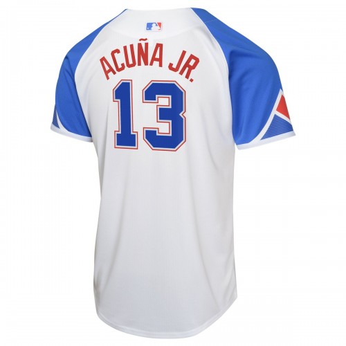 Ronald Acuña Jr. Atlanta Braves Nike Youth City Connect Limited Player Jersey - White