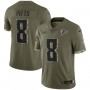 Kyle Pitts Atlanta Falcons Nike 2022 Salute To Service Limited Jersey - Olive