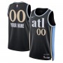 Atlanta Hawks Nike Unisex 2023/24 Custom Swingman Jersey - Black - City Edition