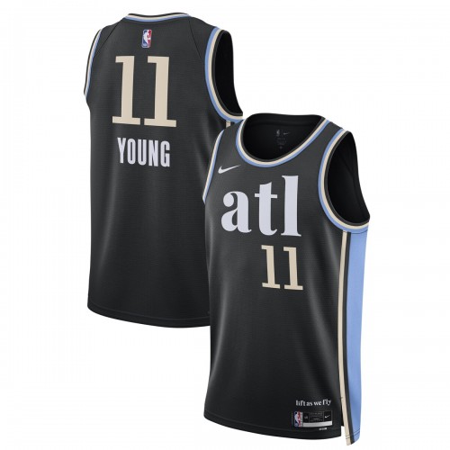 Trae Young Atlanta Hawks Nike Unisex 2023/24 Swingman Jersey - Black - City Edition
