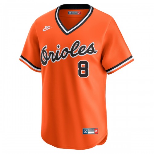 Cal Ripken Jr. Baltimore Orioles Nike Throwback Cooperstown Limited Jersey - Orange