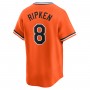 Cal Ripken Jr. Baltimore Orioles Nike Throwback Cooperstown Limited Jersey - Orange